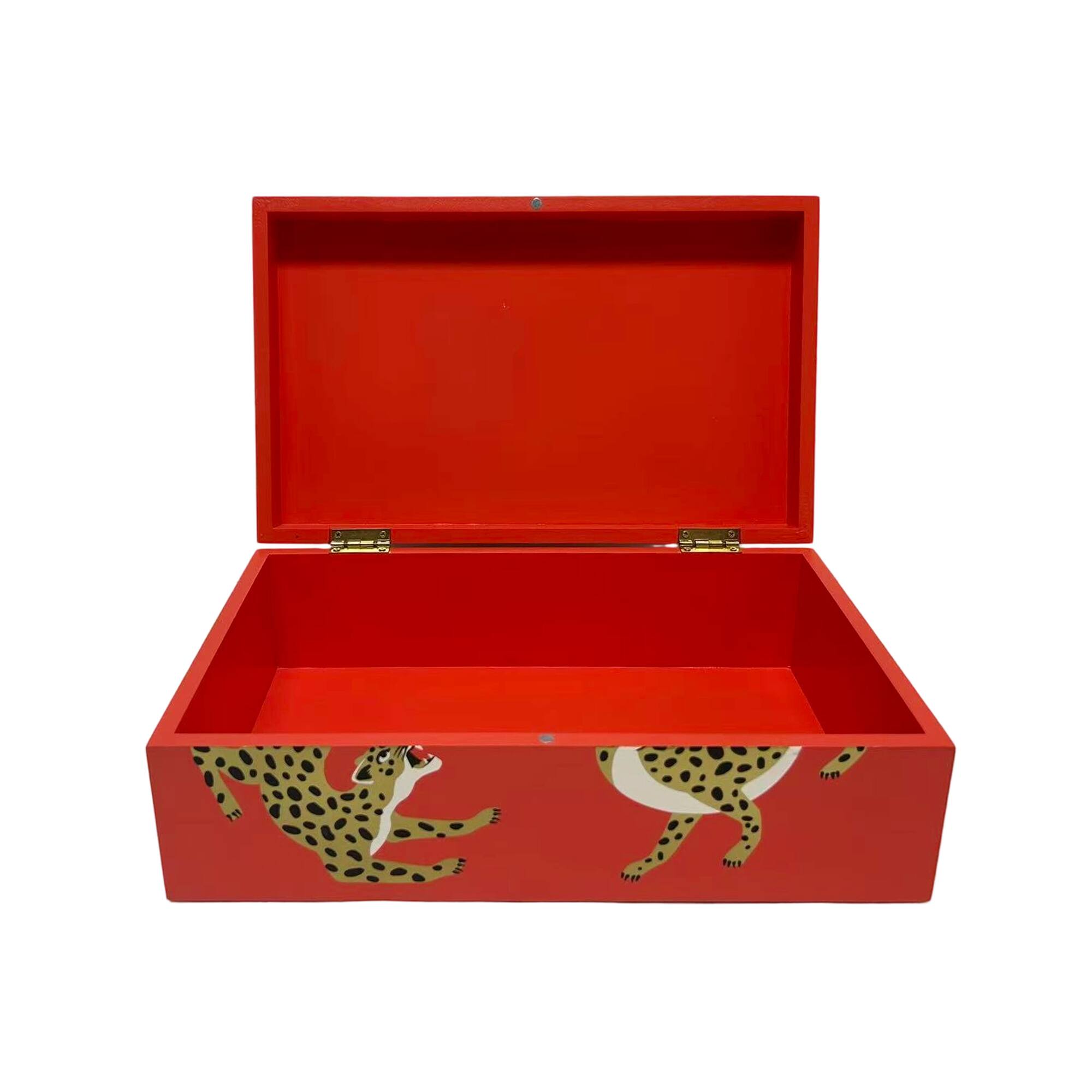 Large Jungle Cat Decorative Box by Ashland®